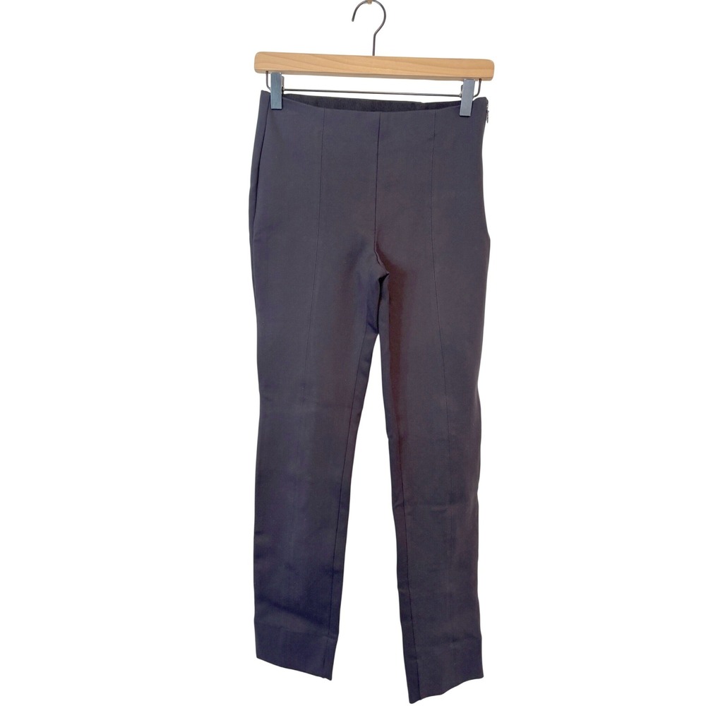 Quince Womens Ultra-Stretch Ponte Side Zip Ankle Pant Black‎ Small Pintuck